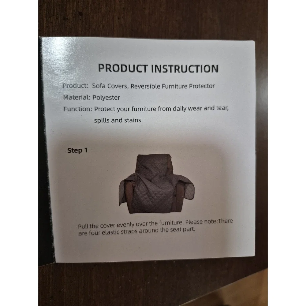 Easy-Going Recliner Sofa Slipcover Water Resistant Cover (S1574)